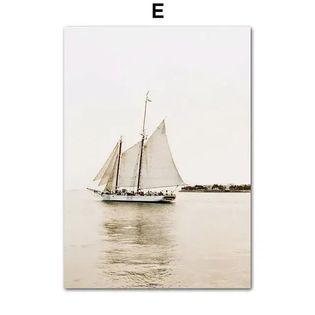Beach Landscape Canvas Wall Art