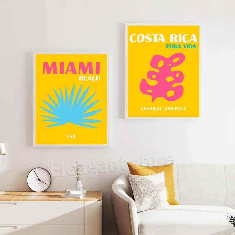 Beach Travel Home Decor Posters