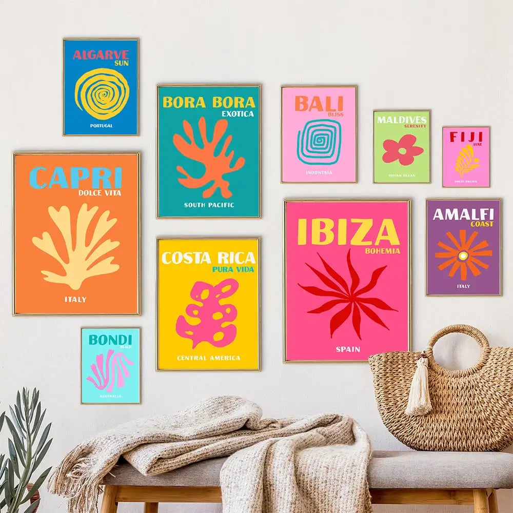 Beach Travel Home Decor Posters