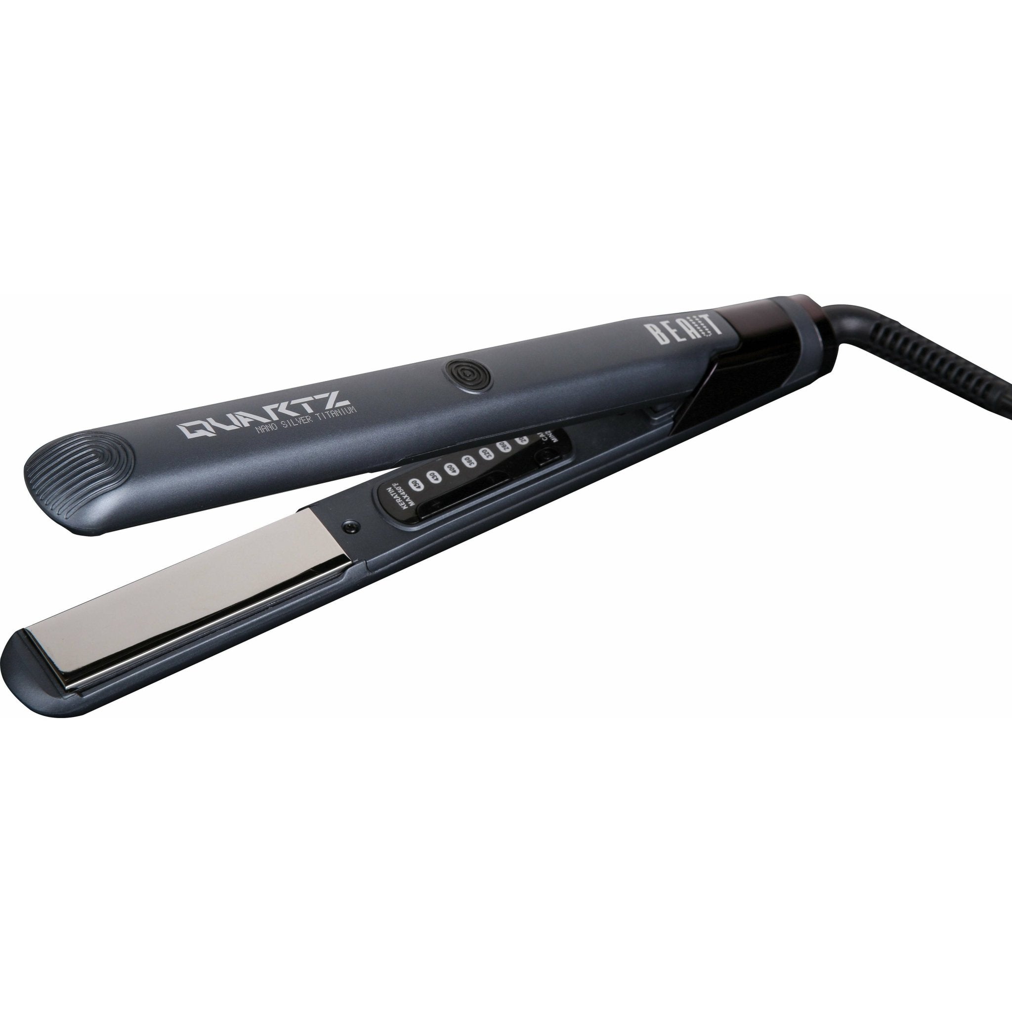 BEAUT ALLURE QUARTZ NANOSILVER 450 DEG FLAT IRON 1"