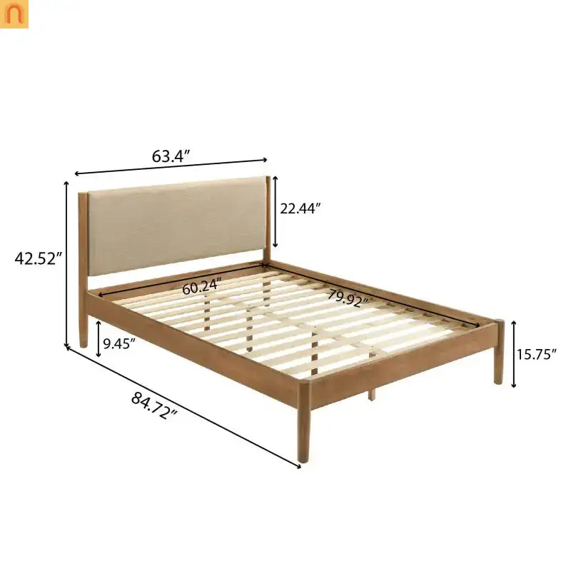 Bedroom Set Queen Walnut Textured Headboard Dresser Nightstand 5pc