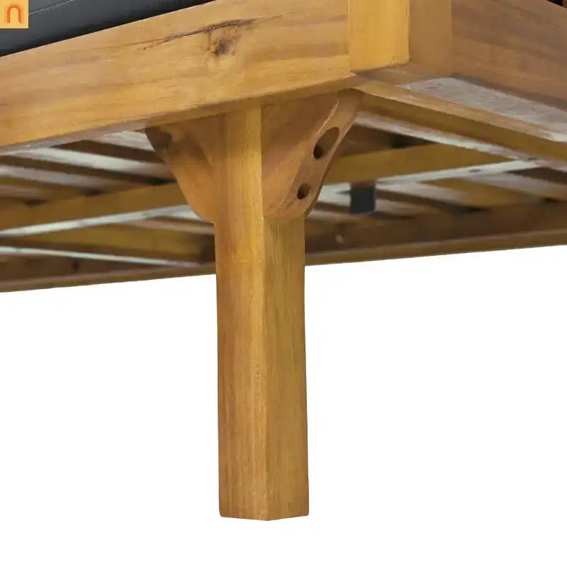 Outdoor Patio Acacia Wood Teak Slat Panel Water-Resistant 67.5in