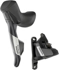 SRAM Apex AXS eTap Shift/Brake Lever Hydraulic Disc Brake Caliper - Left/Front 12-Speed Flat Mount 20mm Offset BLK D1