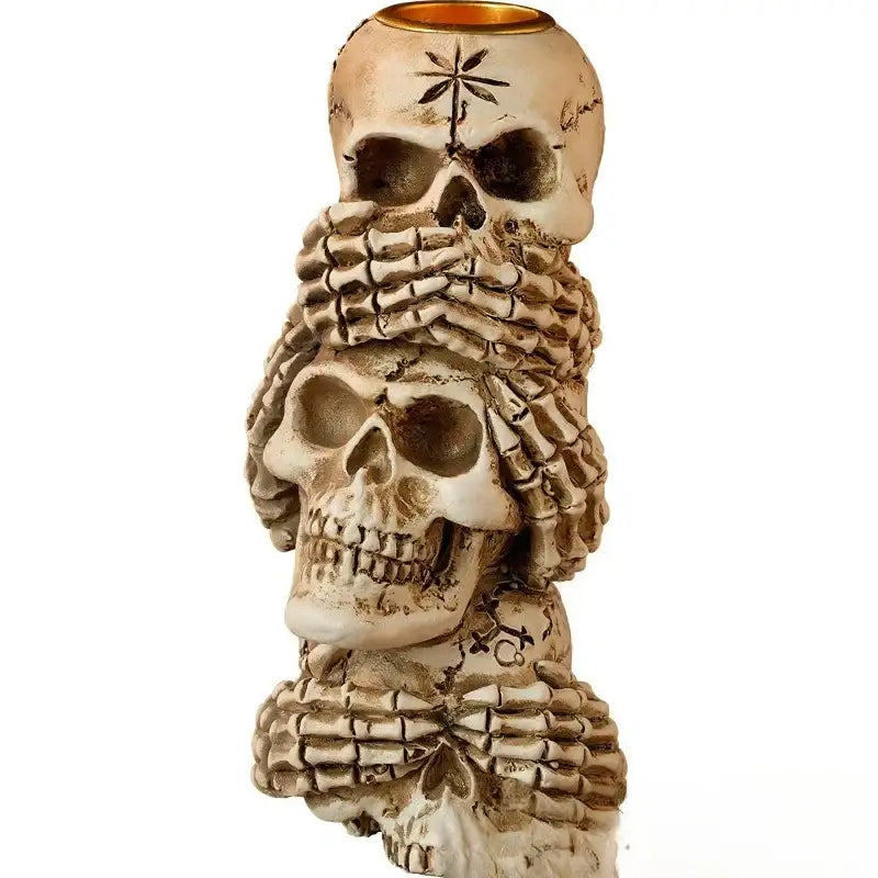 DecorBites™ Bone Skeleton Candlestick Holder Halloween Home Decoration