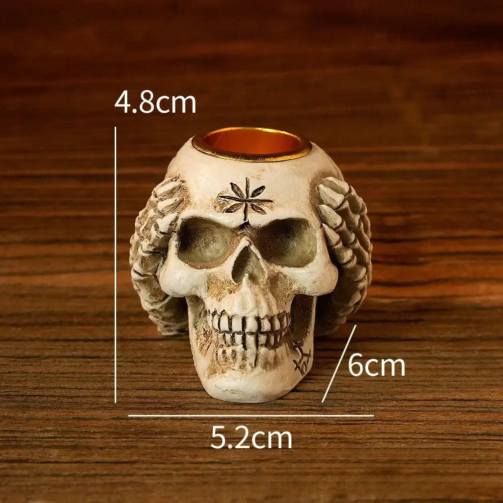 DecorBites™ Bone Skeleton Candlestick Holder Halloween Home Decoration
