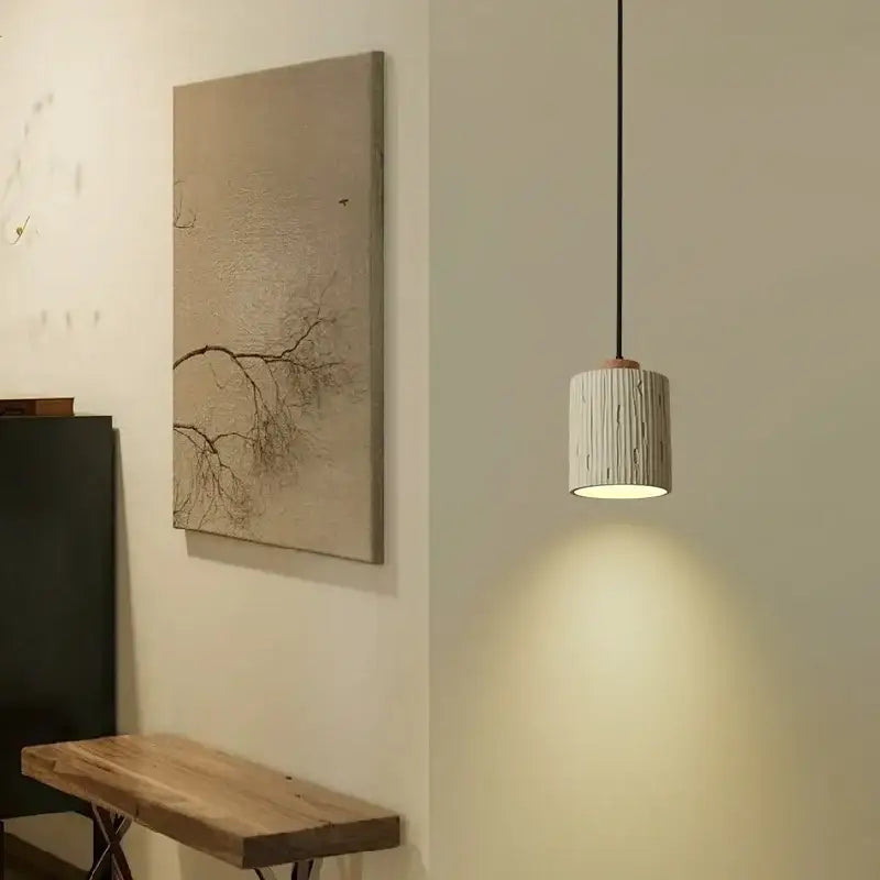 DecorBites™ Columnar Micro Cement LED Hanging Lamps | Home Decor Pendant Light