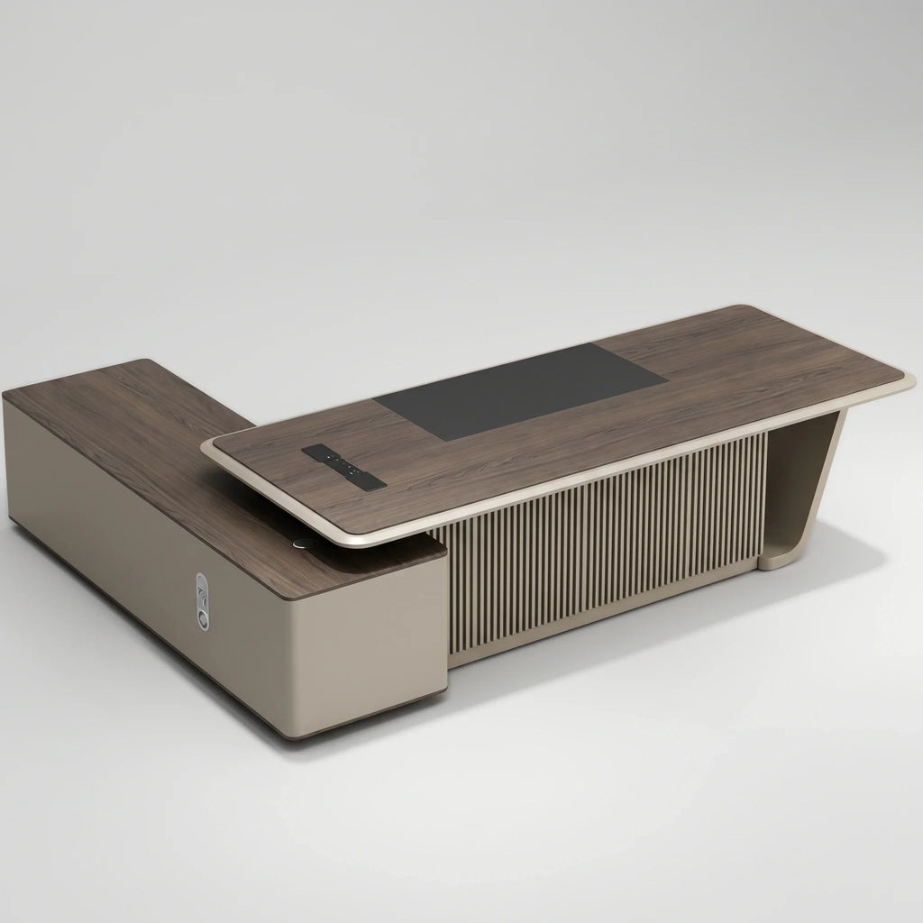 Mantell · Modern L-Shaped Executive Desk