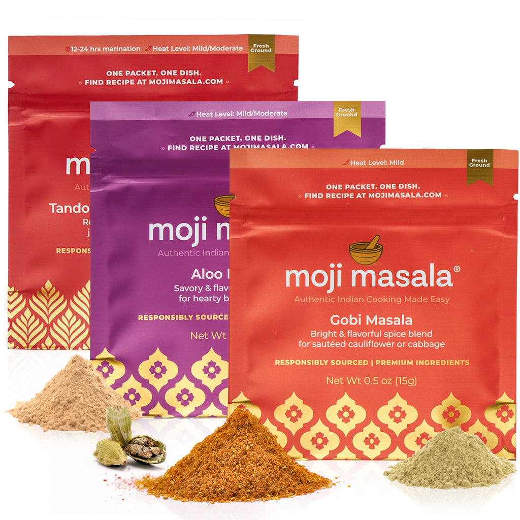 The Perfect Starter Set — 3 Indian Dinners | Free Shipping