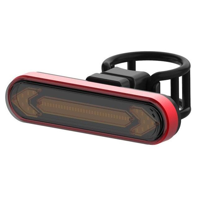 tBicycle Turn Signal Taillight USB Rechargeable Bicycle Tail Rear Light Turn Signal Braking Warning Wireless LED Ultra Bright LED Safety Warning Bike Brake Rear Lights Wireless Remote Control Modes Waterproof Suitable For Mountain Bike Road Bicycle