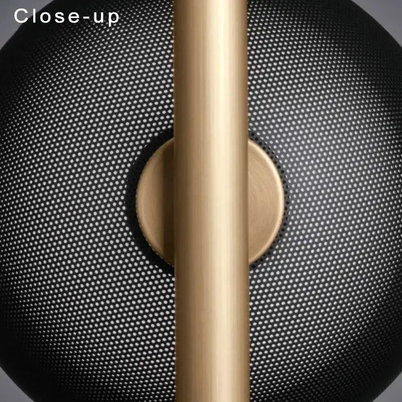 DecorBites™ Black Metal Arm Glass Ball Designer Wall Lamp Luxury Fixture