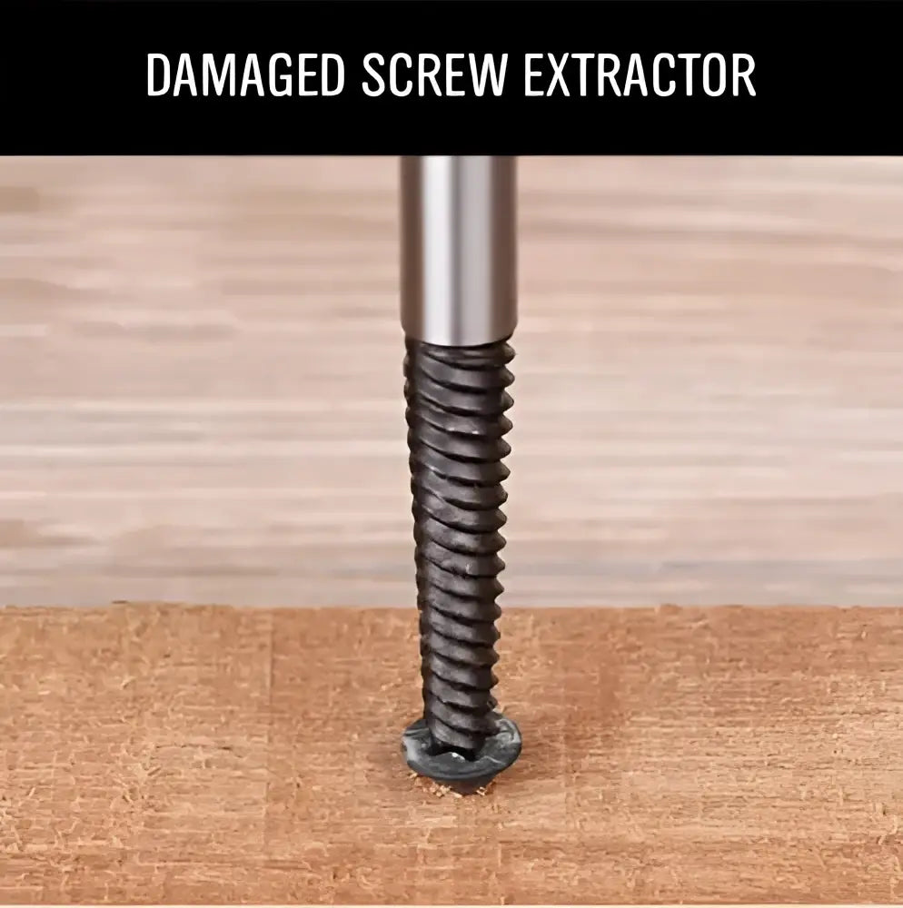 DecorBites™ Bolt Extractor Kit: Broken Screw Remover & Drill Bits Set