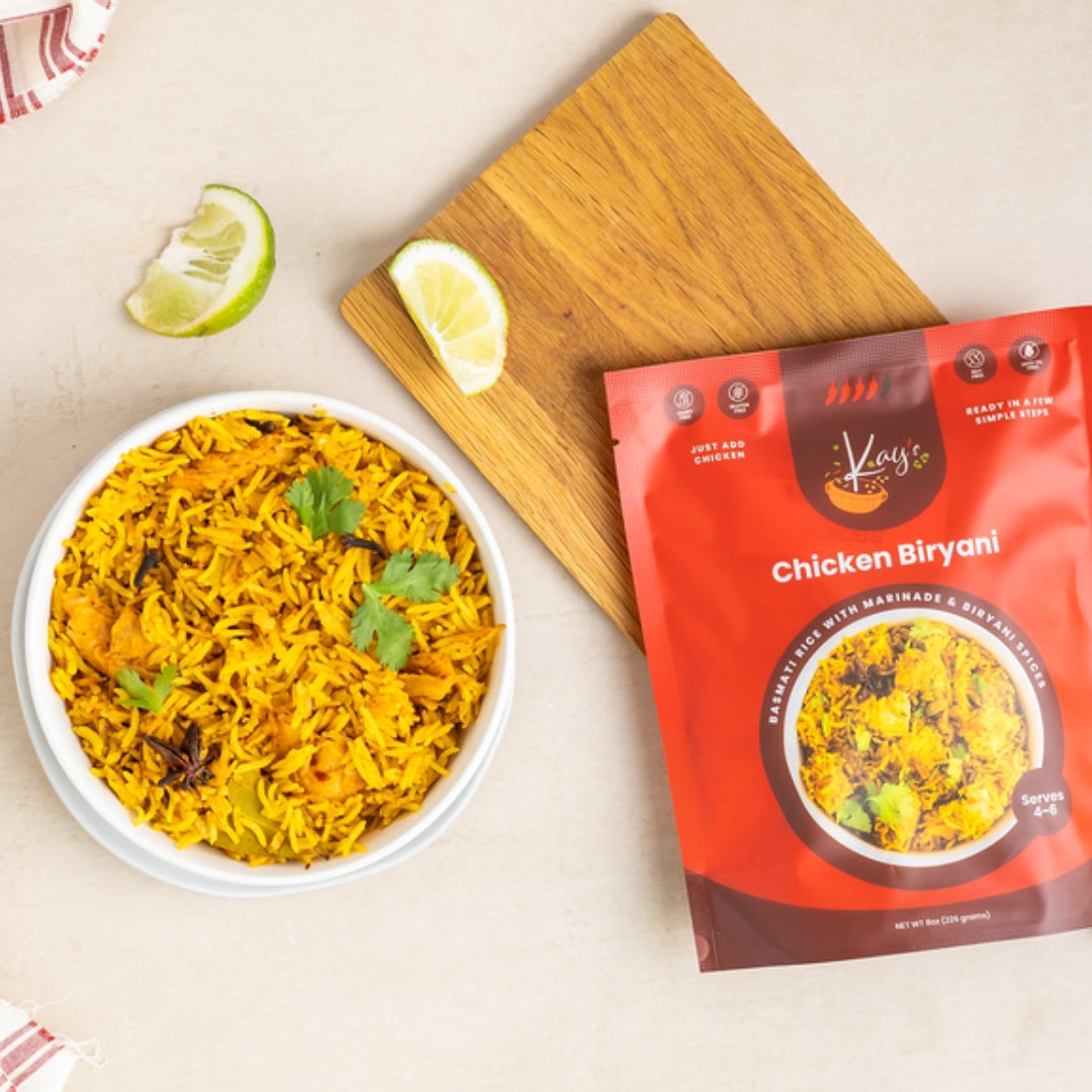 Chicken Biryani Kit - Top-9 Allergen-Free, Bold & Spicy, Serves 4–6