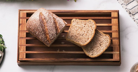 Bread Crumb Catcher 3-in-1 Crumb Catch Tray And Trivet For Slicing Bread