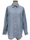 Brianna Cannon- Ball Park Stripes Button Down Shirt