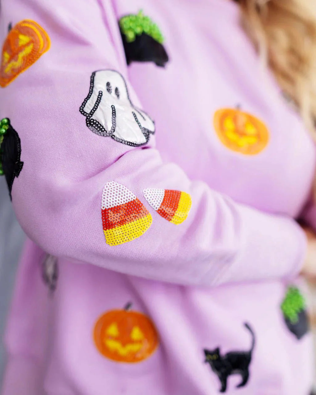 Brianna Cannon • Lavender Spooky Season Sweatshirt