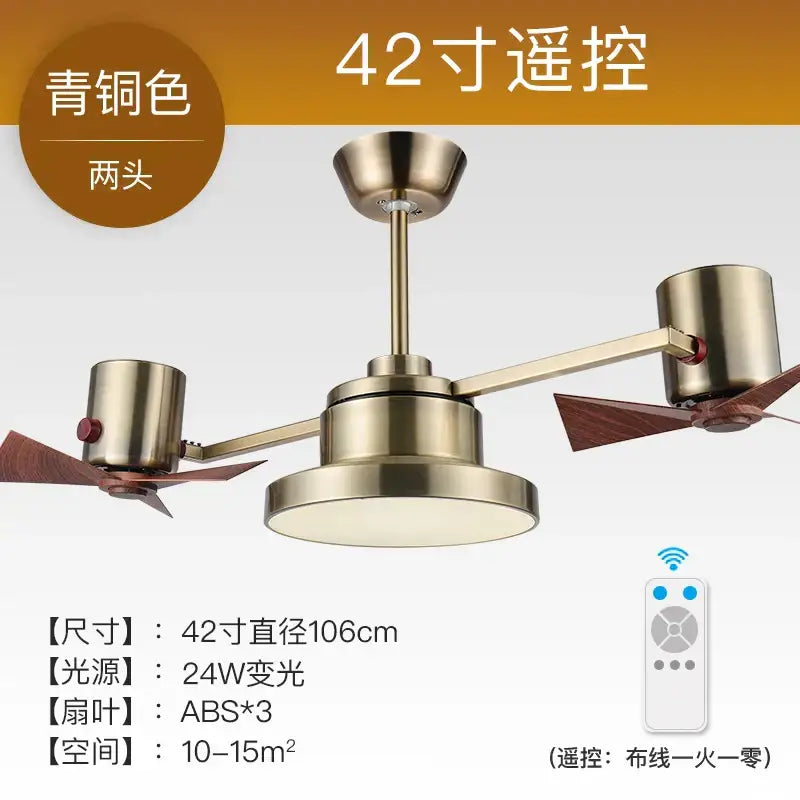 DecorBites™ Ceiling Fan with Invisible Blades for Living Room, Bedroom, and Restaurant
