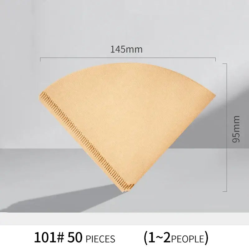 DecorBites™ Coffee Cone Filter Paper for Handmade Brewing