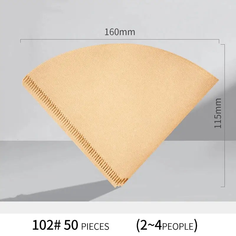 DecorBites™ Coffee Cone Filter Paper for Handmade Brewing