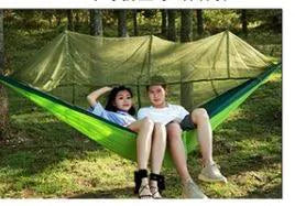 Bug-Free Camp Hammock: Serene Outdoor Relaxation with Mosquito Protection for Two