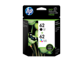 New, Pre-Owned - HP 62 Black & 62 Tri-Color Ink Cartridge- 2 Pack