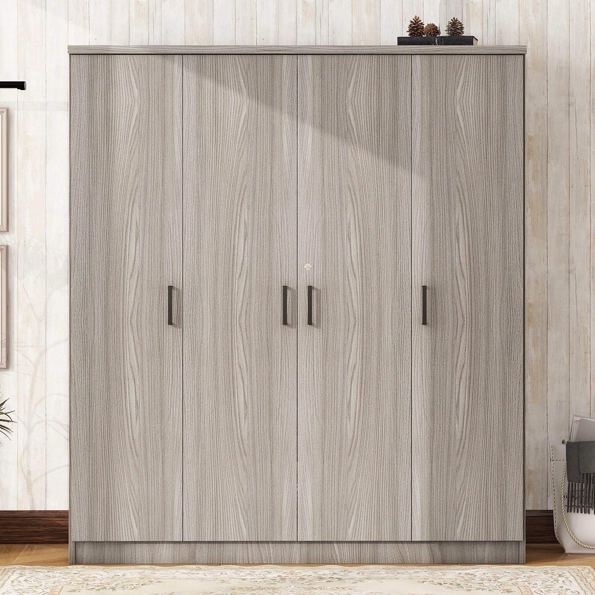 4 Door Wardrobe With 1 Drawer