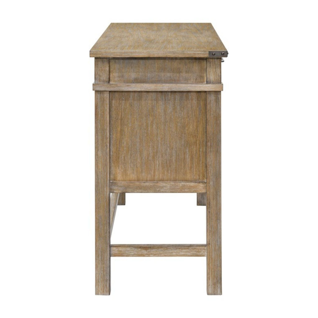 Belfast - Occasional Table With 2 Drawers - Reclaimed Natural