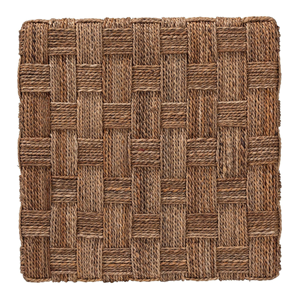 Bohemian Natural Seagrass End Table