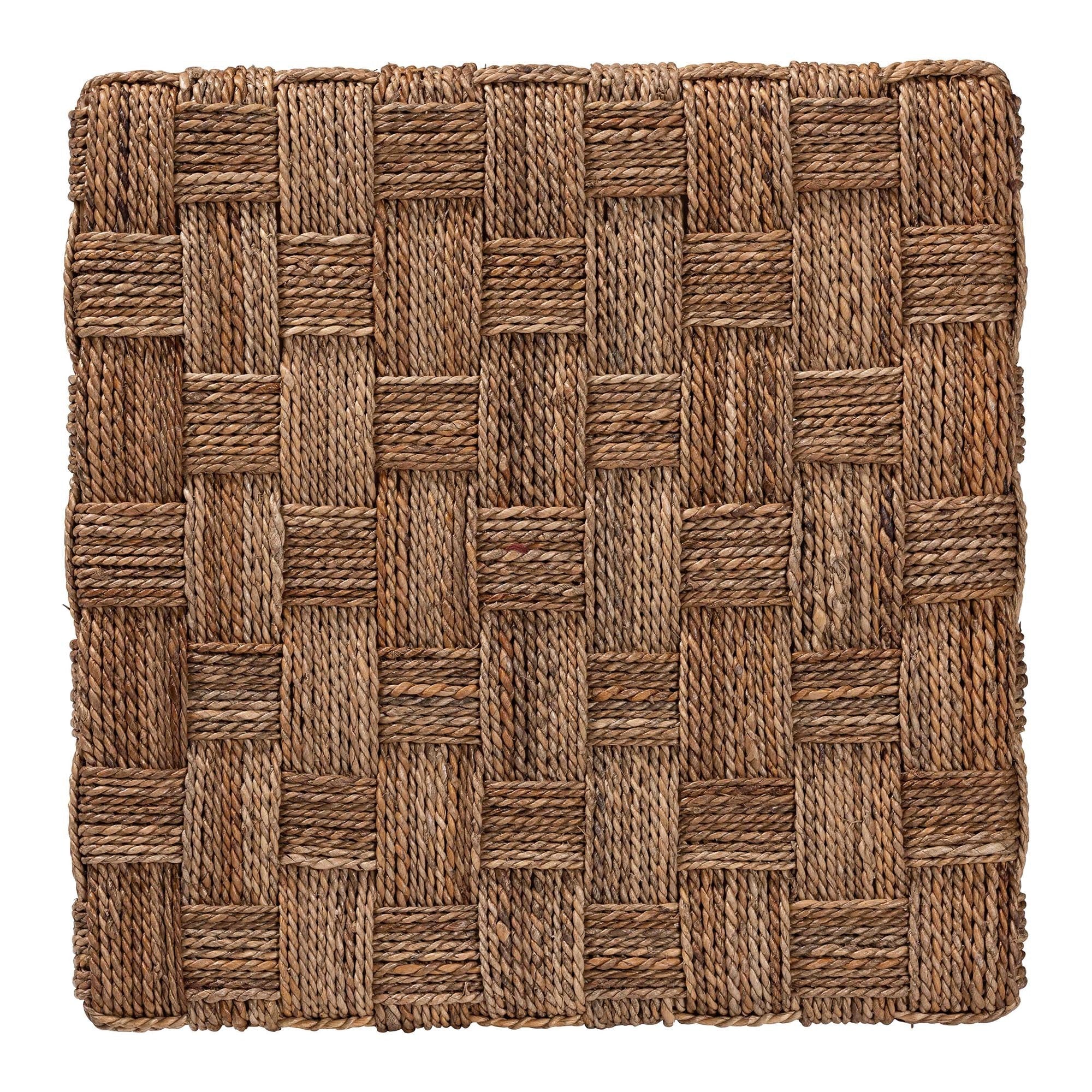 Bohemian Natural Seagrass End Table