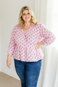 The Frances Top in Blush Haze - Final Sale