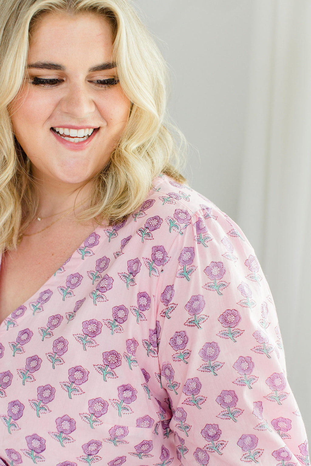 The Frances Top in Blush Haze - Final Sale