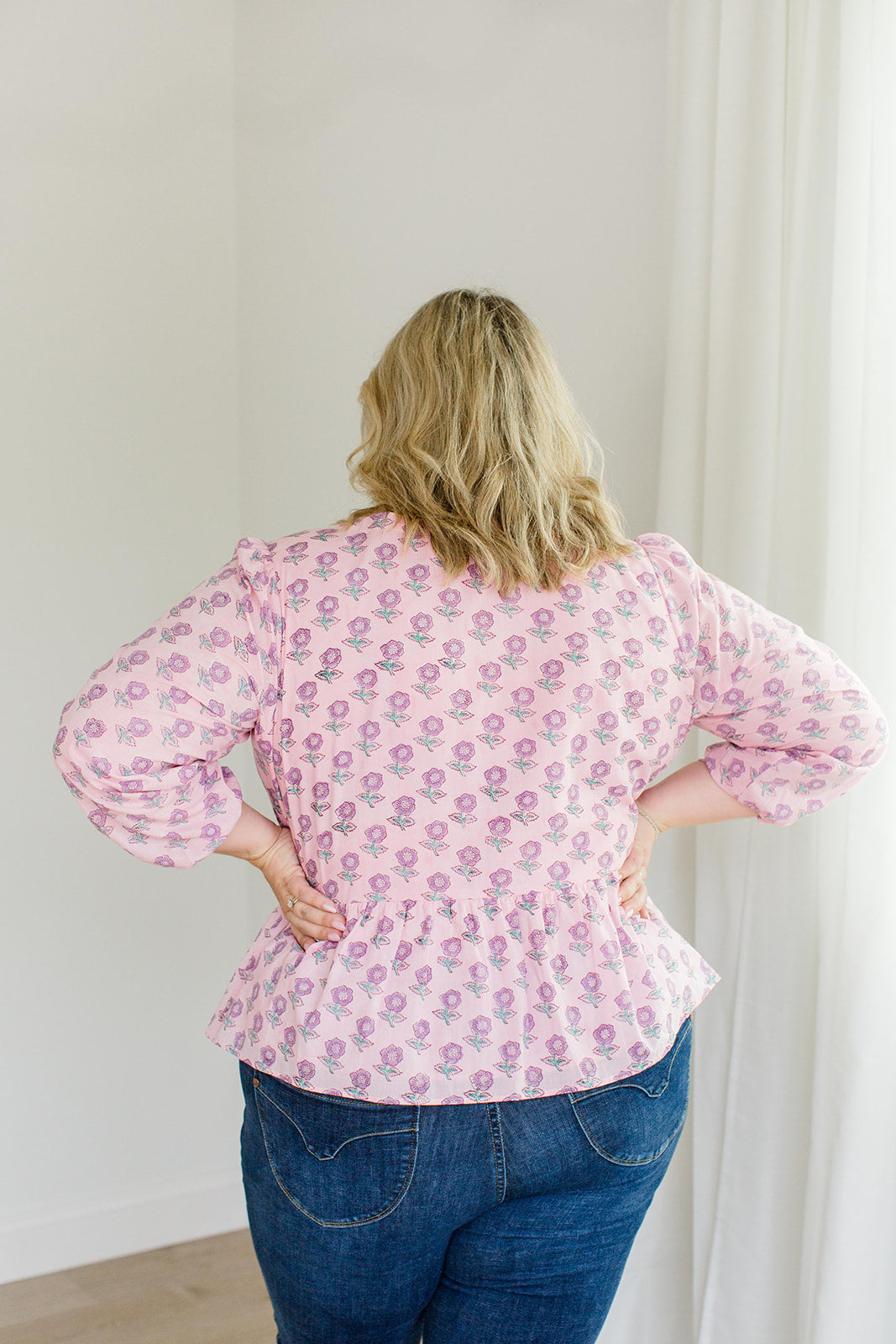The Frances Top in Blush Haze - Final Sale