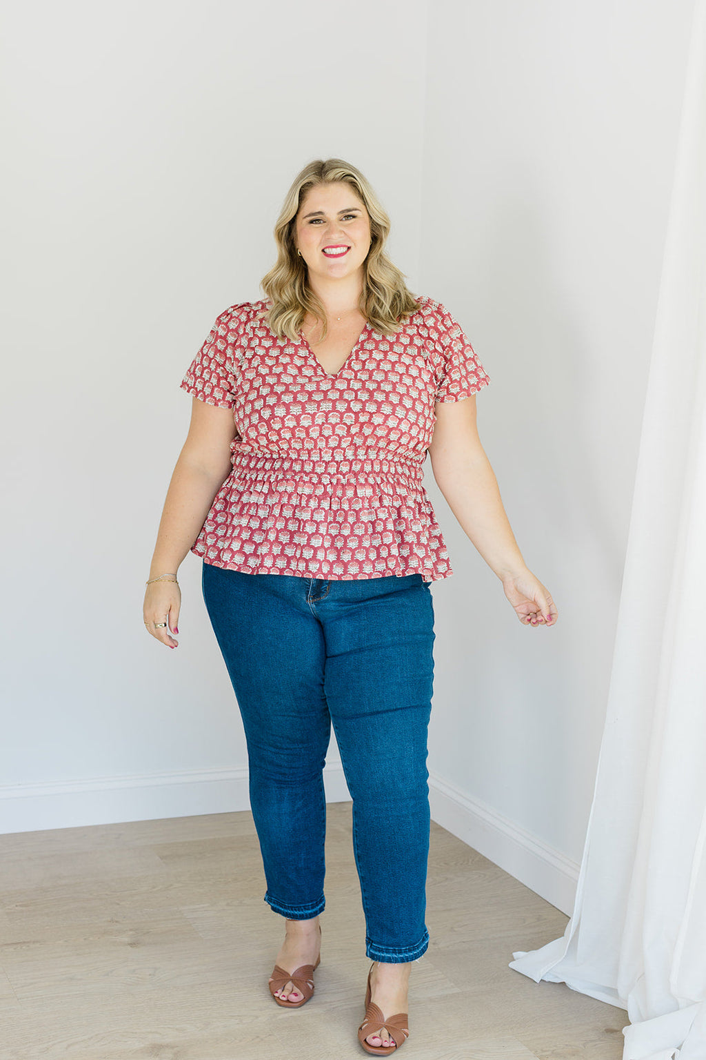 The Judy Top in Crimson Grove - Final Sale