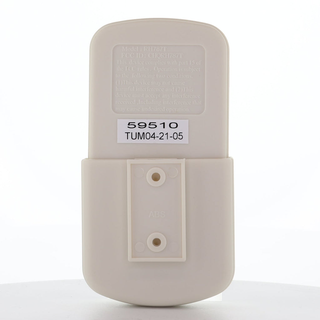Substitute for Hunter / Casablanca RH787T / CHQRH787T DC Ceiling Fan Remote Control - G105501000 [RR787T]