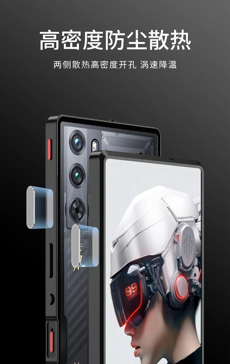 RedMagic Transparent Acrylic Case for 9S Pro - Sleek Metal Frame & Ultimate Protection