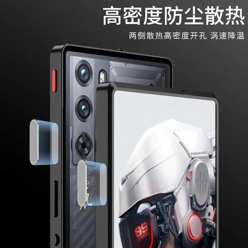 RedMagic Transparent Acrylic Case for 9S Pro - Sleek Metal Frame & Ultimate Protection