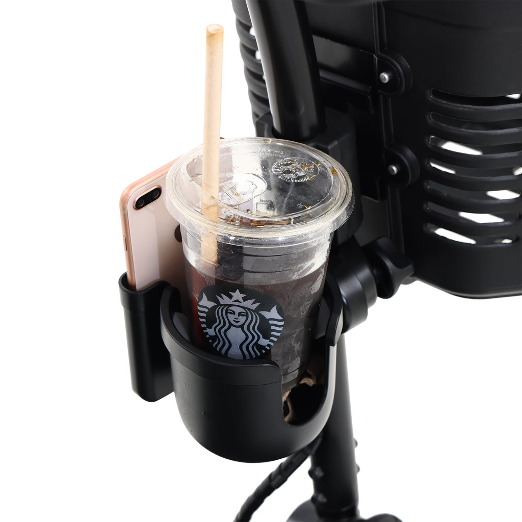 Mobility Scooter 4-Wheel Metal Blue 300 LB 10 Mile Basket Cup Holder 5 mph