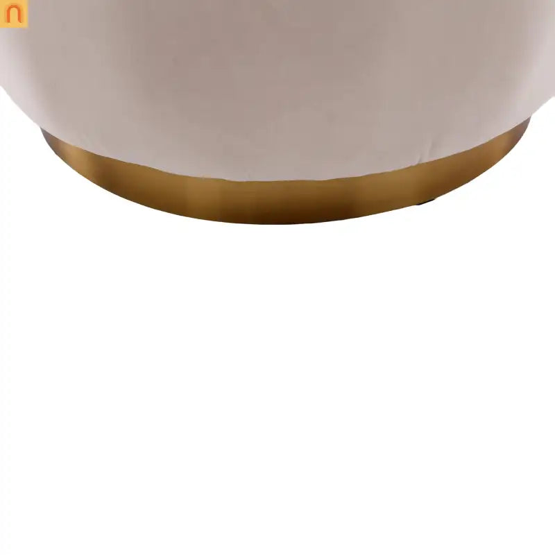 Accent Chair Barrel Swivel Velvet Beige 360 Degree 300 lb 25in