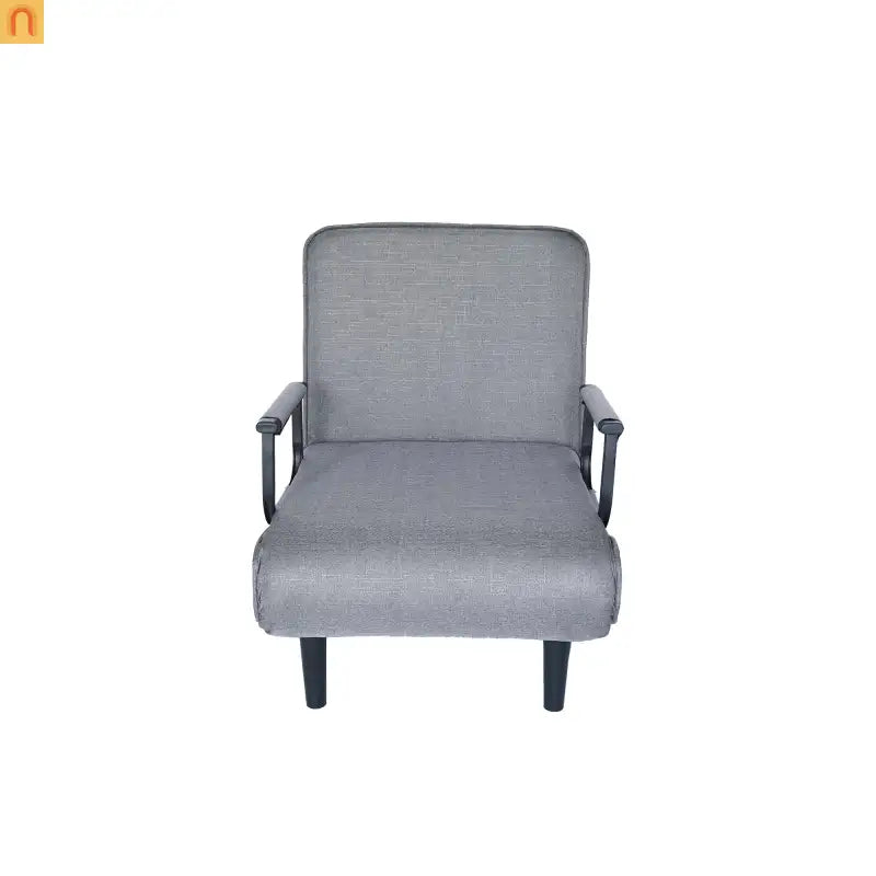 Chair Folding Convertible Gray Linen 2-in-1 Sofa Bed Compact
