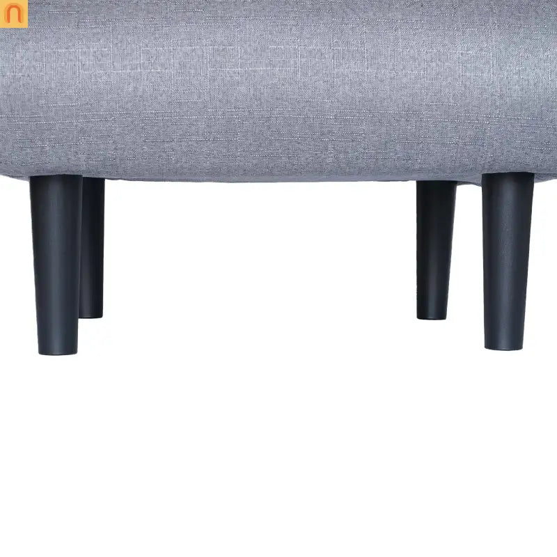 Chair Folding Convertible Gray Linen 2-in-1 Sofa Bed Compact