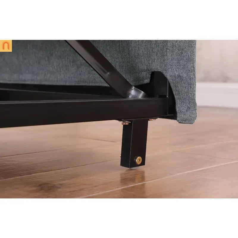 Chair Convertible 3-in-1 Fabric Dark Gray Adjustable Backrest 330 lb