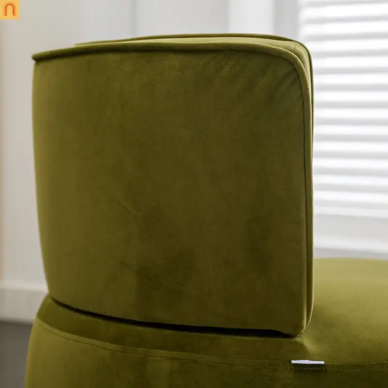 Accent Chair Barrel Swivel Velvet Olive Green 360 Degree 300 lb 25in