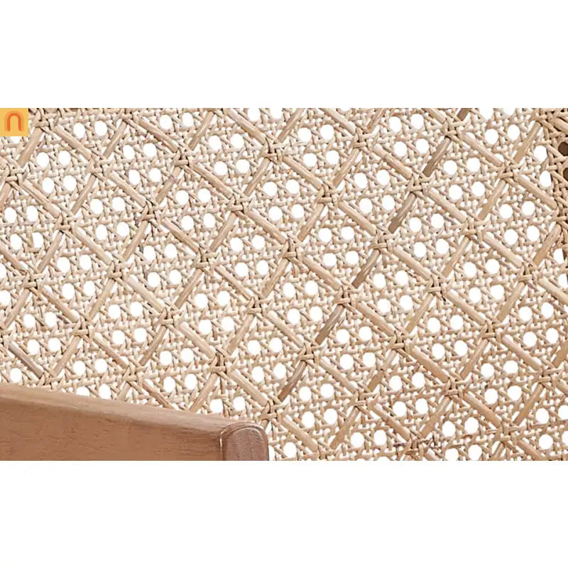 Outdoor Patio Arm Chair Rattan Natural Set of 2 Lightweight