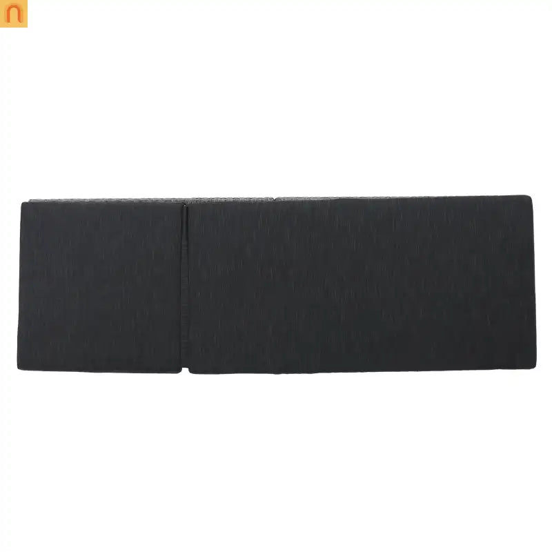 Chaise Lounge PE Rattan Black Dark Gray Cushion Adjustable 76in