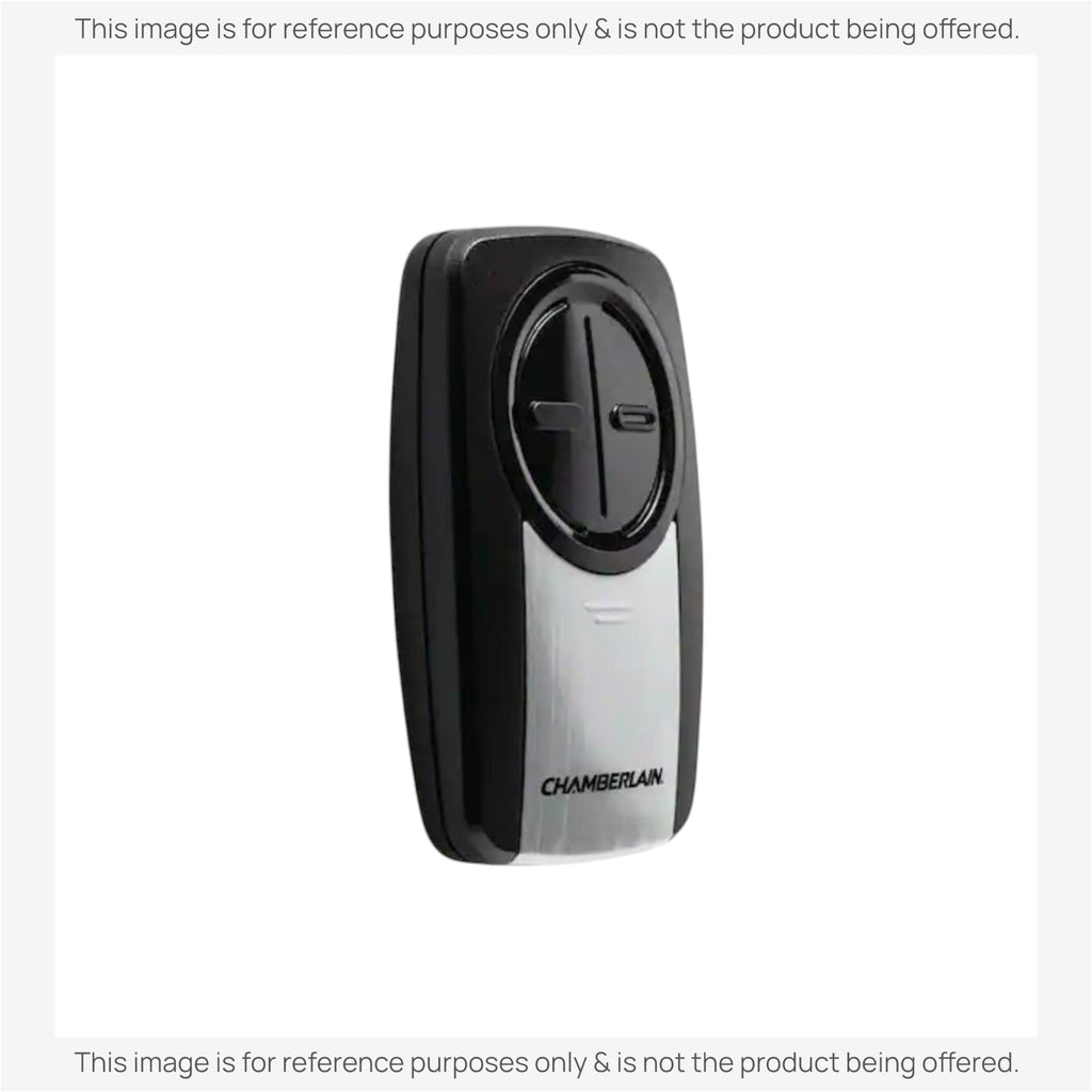 Substitute for Chamberlain KLIK5U-SS Universal Clicker with Learn button Garage Door Opener Remote Control [375UT-2button]