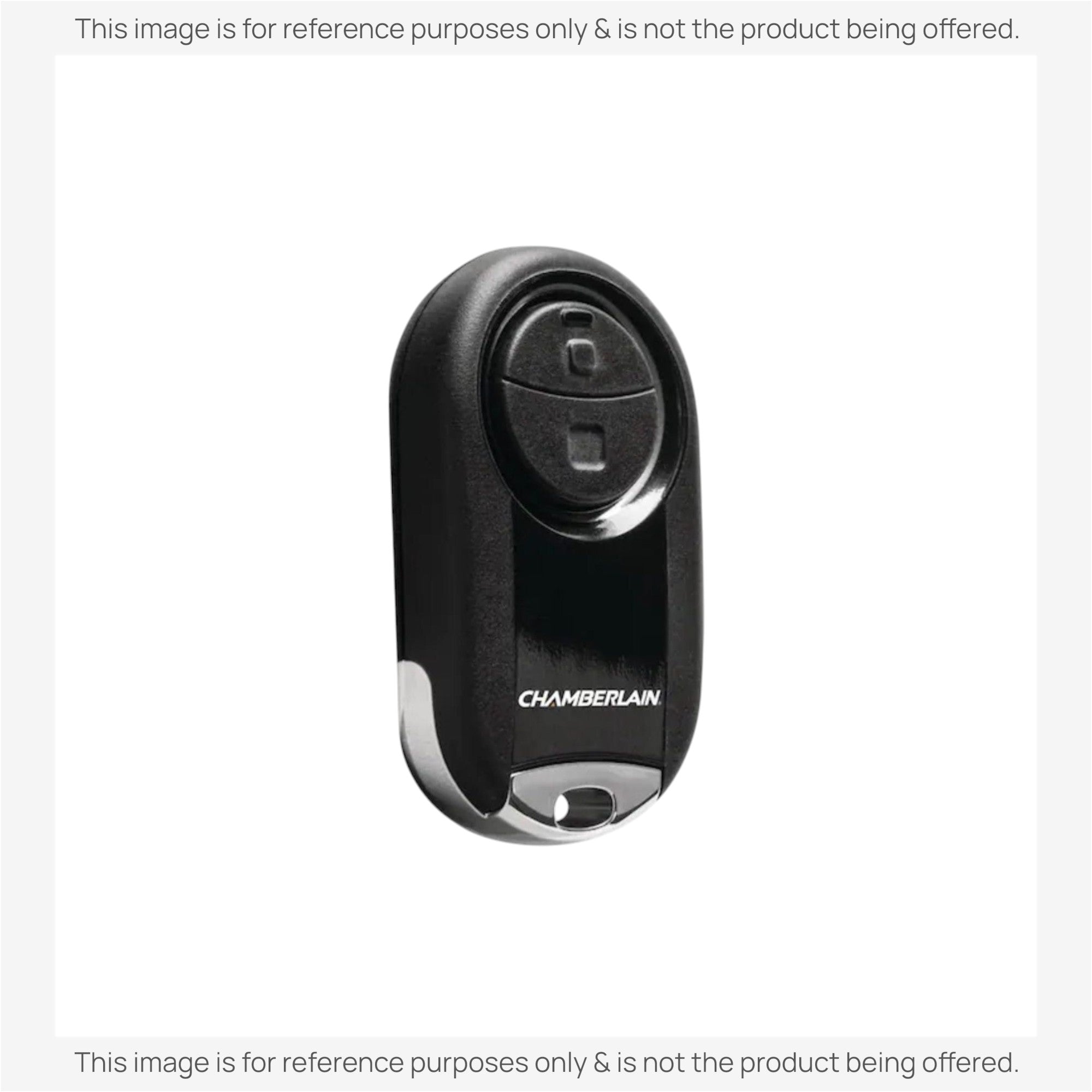 Substitute for Chamberlain MC100 Keychain 2-Button Universal for Learn Key Garage Door Opener Remote Control [375UT-2button]