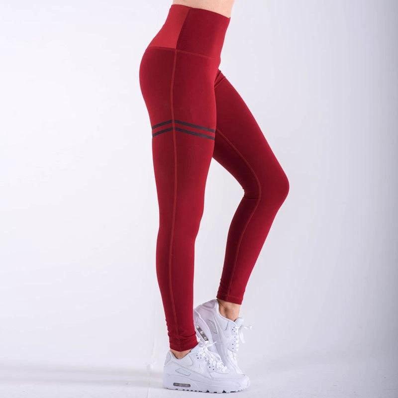 Chic Gold Print Leggings