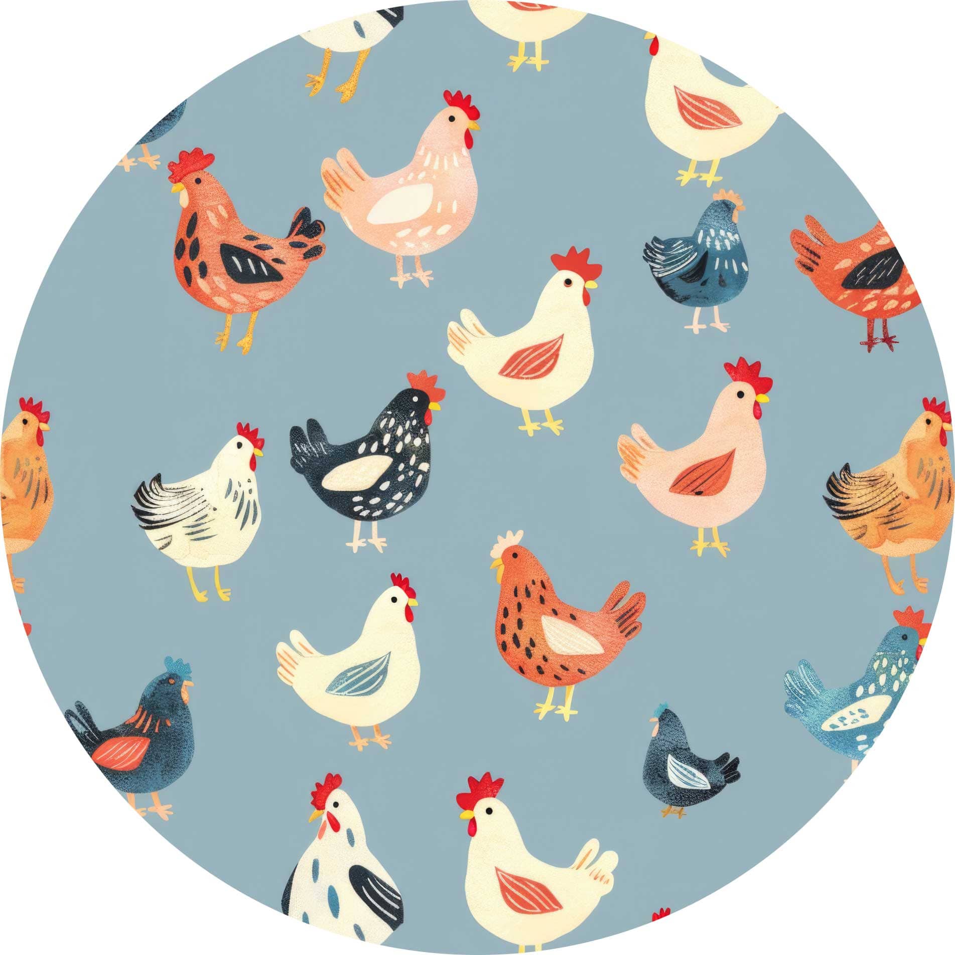 [Pre Sale] Happy Hens - Bamboo Blankets (SHIPS LATE AUG)