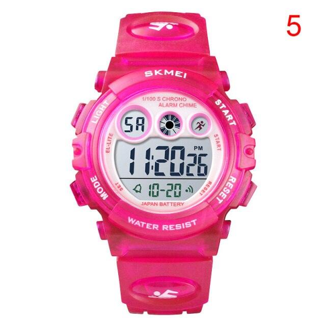 Children Student Electronic Watch Multi-Function Colorful LED Luminous Children Waterproof Personality Watch Sports Digital Watches For Boys Girls With Colorful LED Light Best Gifts For Children