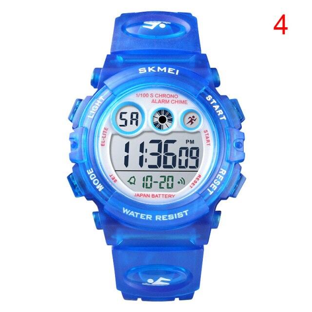 Children Student Electronic Watch Multi-Function Colorful LED Luminous Children Waterproof Personality Watch Sports Digital Watches For Boys Girls With Colorful LED Light Best Gifts For Children