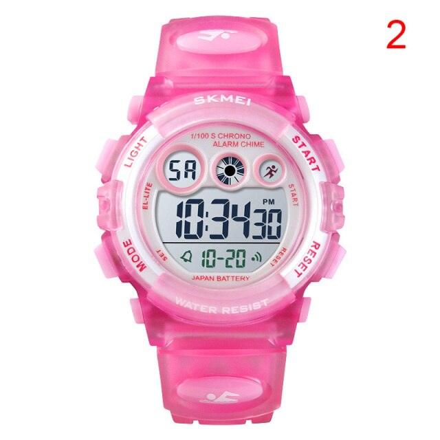 Children Student Electronic Watch Multi-Function Colorful LED Luminous Children Waterproof Personality Watch Sports Digital Watches For Boys Girls With Colorful LED Light Best Gifts For Children